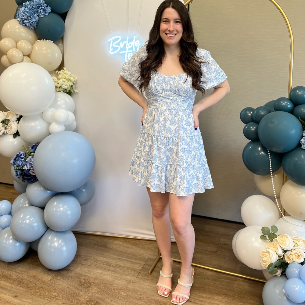 Altar'd State Blue Floral Dress - Picture 4 of 4